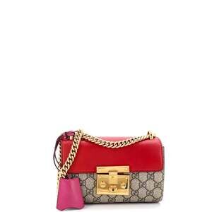 Gucci Padlock Shoulder Bag Gg Coated #239358G60B